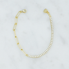 Women 1.50Ct Round Natural GH/SI Diamond Chain Tennis Bracelet 14k Yellow Gold - Image 2 - GEMHUB