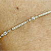 2Ct Round Cut Natural Diamond GH SI Women's Tennis Bracelet Real 14k Yellow Gold - Image 4 - GEMHUB