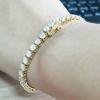 Valentine Special Gift Round Cut 5.40Ct Natural Diamond Tennis Bracelet 14k Gold - Image 3 - GEMHUB