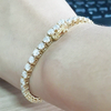 Valentine Special Gift Round Cut 5.40Ct Natural Diamond Tennis Bracelet 14k Gold - Image 4 - GEMHUB