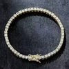 Certified 6.50Ct GH/VS Natural Diamond Tennis Bracelet For Her 14Kt Yellow Gold - Image 4 - GEMHUB