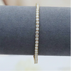 Certified GH/SI 6.20Ct Natural Diamond 14Kt Yellow Gold Tennis Bracelet Fro Her - Image 4 - GEMHUB