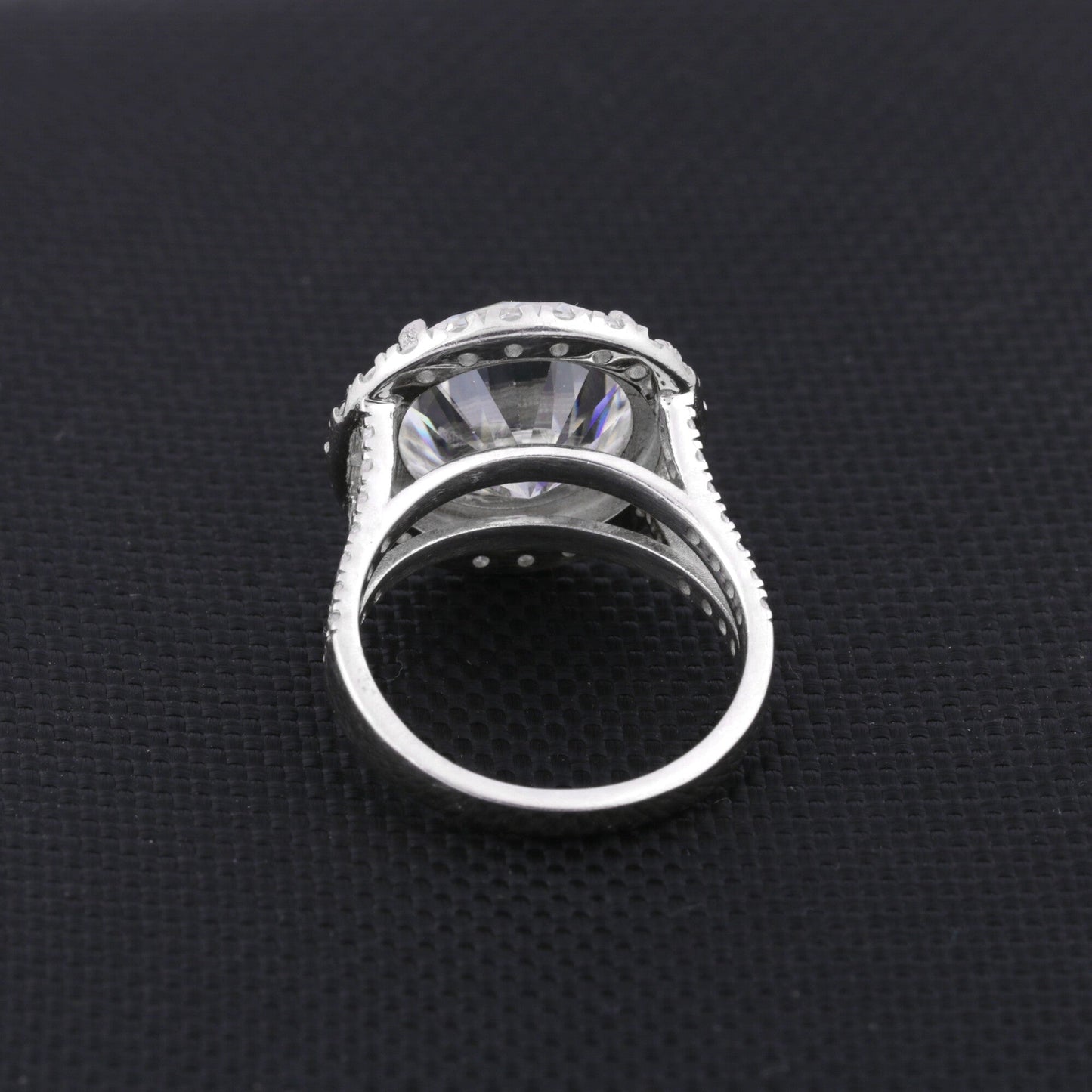 4.20 Ct Round Cut Lab Grown Diamond Ring - GEMHUB - View 4