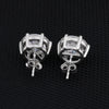 2 Ct Round Cut Lab Grown Diamond Earrings - View 4