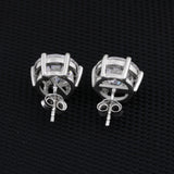 2 Ct Round Cut Lab Grown Diamond Earrings - View 4