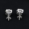 3 Ct Round Cut Lab Grown Diamond Earrings - View 4