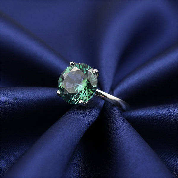 3.00 Ct Round Cut Lab Grown Diamond Ring - GEMHUB - View 5