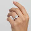 3.50 Ct Round Cut Lab Grown Diamond Ring - GEMHUB - View 5