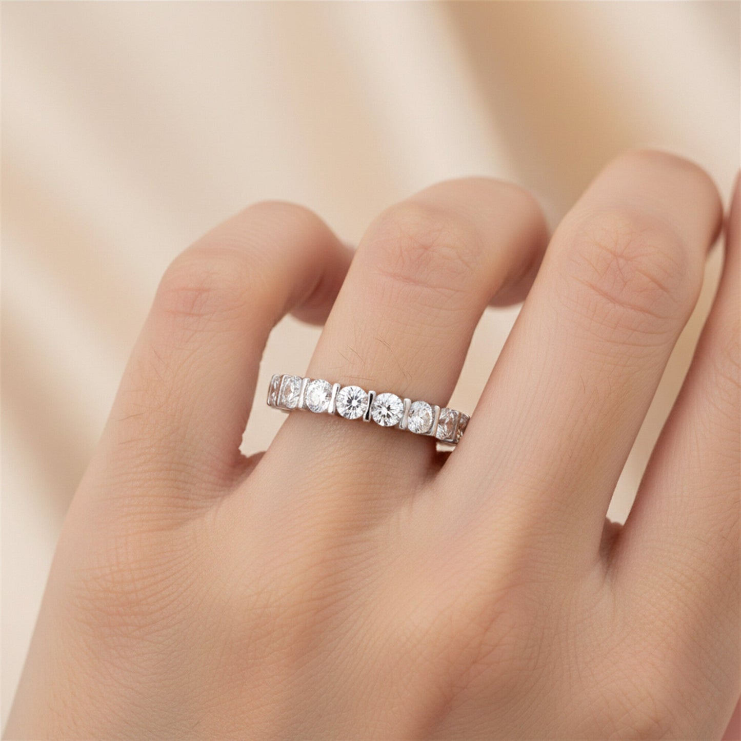 2.00 Ct Round Cut Lab Grown Diamond Ring - GEMHUB - View 5