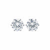 4.00 Ct Round Cut Lab Grown Diamond Earrings - GEMHUB