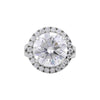 4.20 Ct Round Cut Lab Grown Diamond Ring - GEMHUB