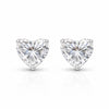 4 Ct Heart Cut Lab Grown Diamond Earrings - GEMHUB
