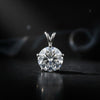 5 Ct Round Cut Lab Grown Diamond Pendant - GEMHUB - View 5