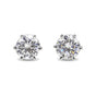 4.00 Ct Round Cut Lab Grown Diamond Stud Earrings VS1