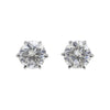 4.00 Ct Round Cut Lab Grown Diamond Earrings - GEMHUB