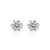 2 Ct Round Cut Lab Grown Diamond Earrings - GEMHUB