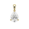 2 Ct Pear Cut Lab Grown Diamond Pendant - GEMHUB