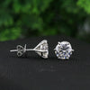 4.00 Ct Round Cut Lab Grown Diamond Earrings - View 3