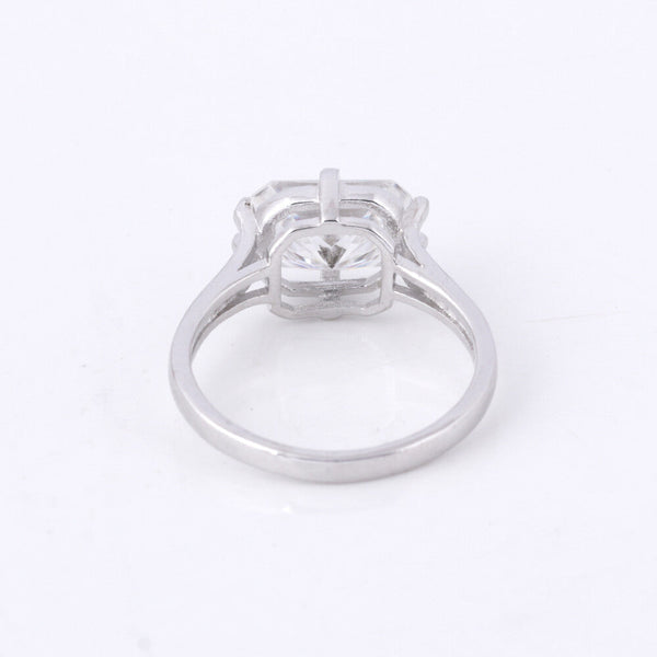 3.60 Ct Radiant Cut Lab Grown Diamond Ring - GEMHUB - View 2