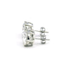 4.00 Ct Round Cut Lab Grown Diamond Earrings - View 2