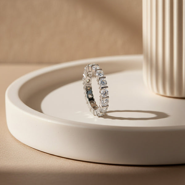2.00 Ct Round Cut Lab Grown Diamond Ring - GEMHUB - View 4