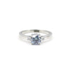 2.00 Ct Cushion Cut Blue Lab Grown Diamond Ring - GEMHUB - View 6