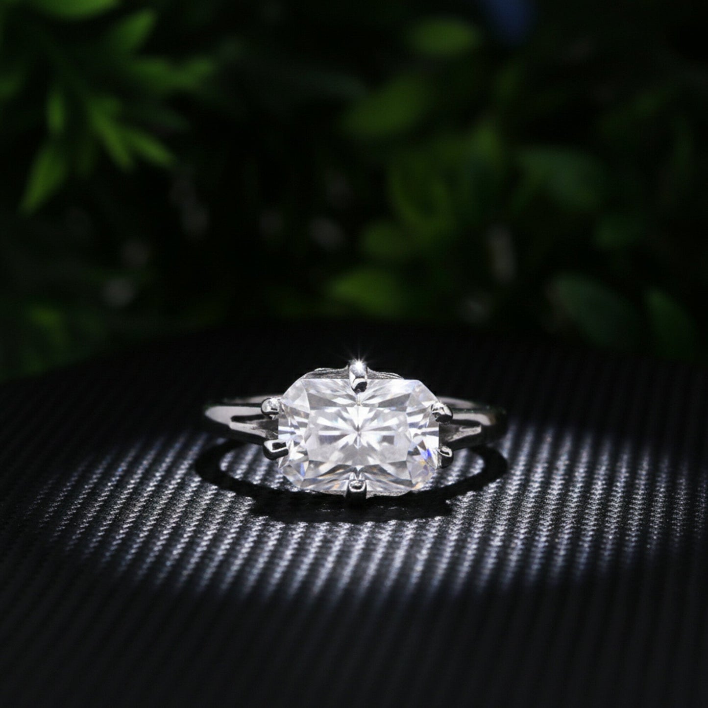 3.60 Ct Radiant Cut Lab Grown Diamond Ring - GEMHUB - View 6