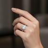 4.20 Ct Round Cut Lab Grown Diamond Ring - GEMHUB - View 6