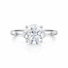 3.50 Ct Round Cut Lab Grown Diamond Ring - GEMHUB - View 6