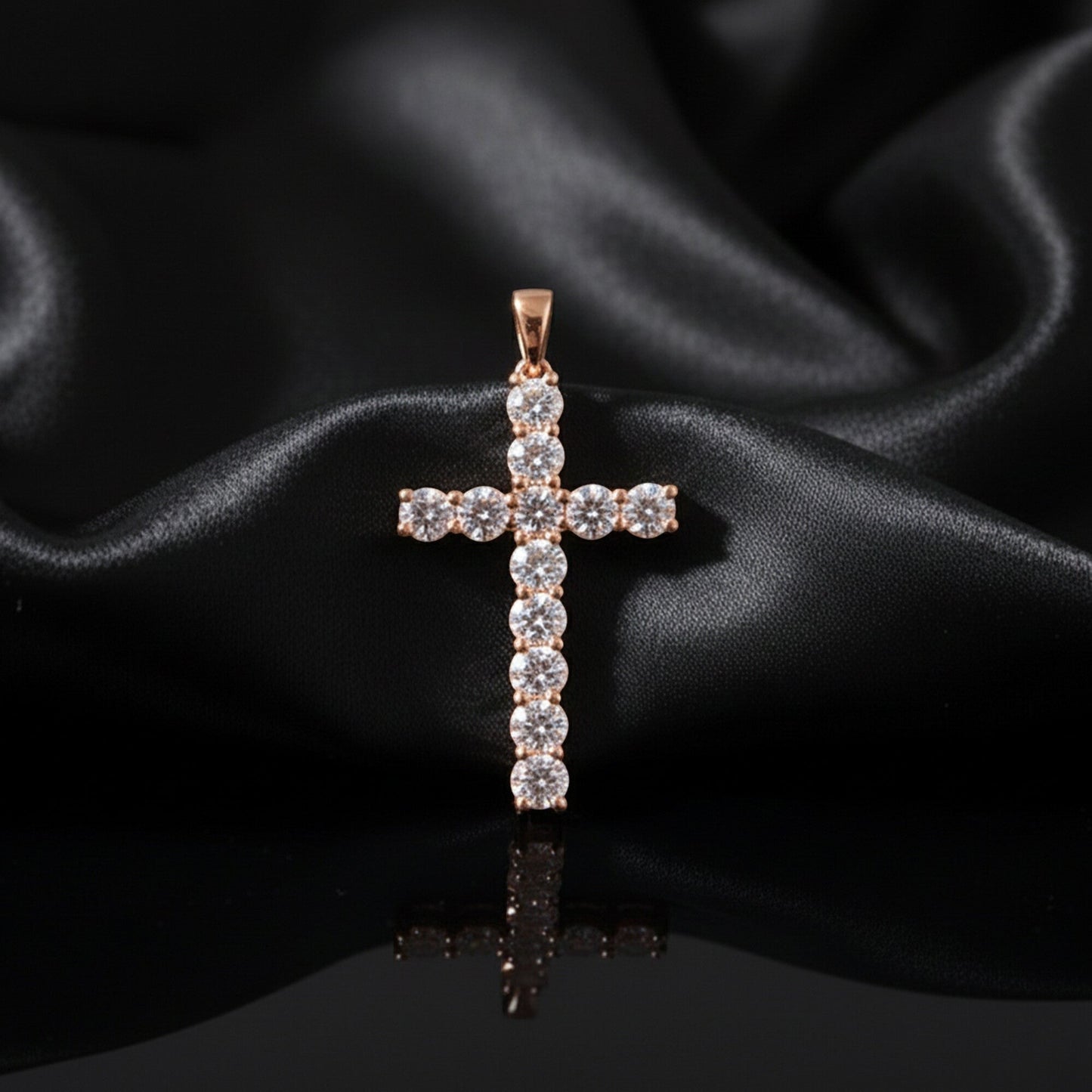1.20 Ct Round Cut Lab Grown Diamond Pendant - GEMHUB - View 2