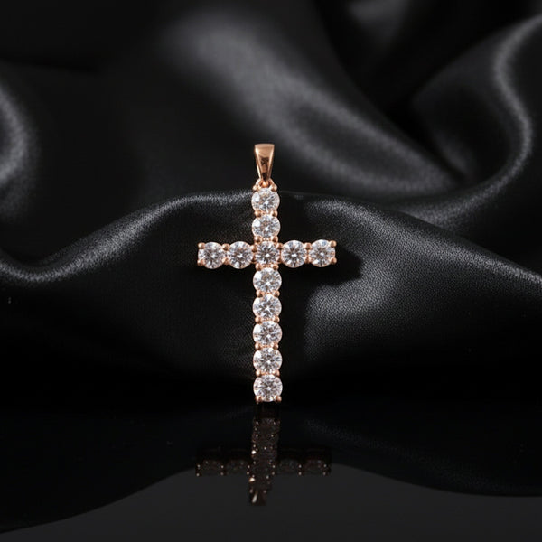1.20 Ct Round Cut Lab Grown Diamond Pendant - GEMHUB - View 2