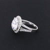4.20 Ct Round Cut Lab Grown Diamond Ring - GEMHUB - View 3