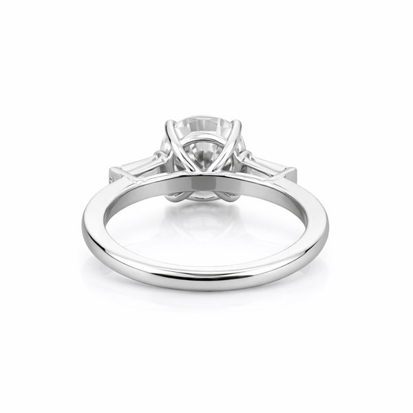 3.50 Ct Round Cut Lab Grown Diamond Ring - GEMHUB - View 3