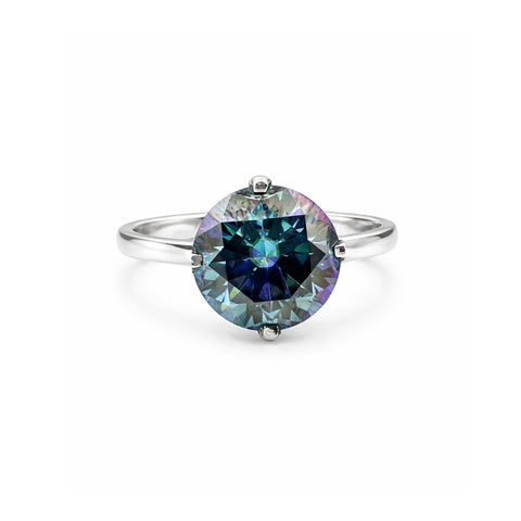 3.00 Ct Round Cut Lab Grown Diamond Ring - GEMHUB