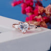 2.50 Ct Certified White Moissanite Ring New Year Ring for Women 18K Gold Plated Ver 18K Gold Plated