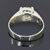 2.50 Ct White Round Cut Certified Moissanite Solitaire Rings 18K Gold Plated Vermei 18K Gold Plated