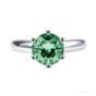 Certified 1.99ct VS1 Blue Moissanite Ring Jewellery for Women Gift 18K Gold Plated Ve 18K Gold Plated