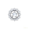 Certified 18K Yellow Gold Diamond Stud Earrings 0.48 Ct. for Women – white background main image
