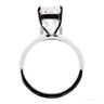 Certified 7.5 ct DEW Blue Moissanite Ring in for Anniversary 18K Gold Plated in 18K Gold Plated Vermeil
