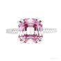 Certified 5.2 ct DEW Radiant Cut Moissanite Ring in 18K Gold Plated