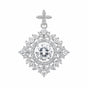 5 Ct Round Cut Lab Grown Diamond Pendant VS1