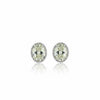 GEMHUB 10ct oval aquamarine dangle earrings in 925 sterling silver with intricate rope-style bezel.