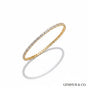 Certified GH/SI 3.80Ct Round Natural Diamond Tennis Bracelet 14Kt Yellow Gold