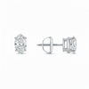 GEMHUB 3 Ct Marquise Lab Created Diamond Earrings in 950 Platinum with screw backs. IGI certified.