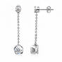 7.30 ct DEW Moissanite Drop Dangle Earrings Gift for Women Wife Anniversary Birthday Wedding