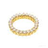 IGI Certified 0.48 Ct. Diamond Stud Earrings in 18K Yellow Gold for Women – white background main image