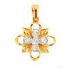 IGI Certified 0.72 Ct Pendant And Earring Set with Natural Diamonds in 18KT Gold – white background main image