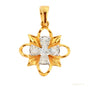 IGI Certified 0.72 Ct Pendant And Earring Set with Natural Diamonds in 18KT Gold