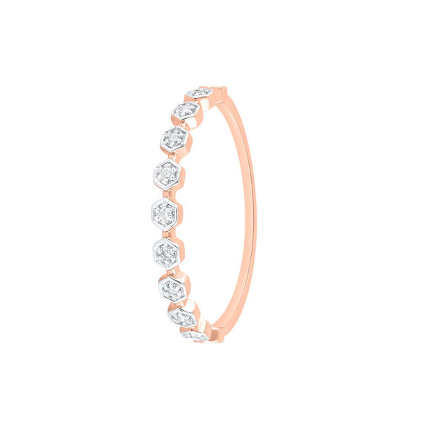 Dual Toned Platinum Solitaire Ring - Image 3 - GEMHUB