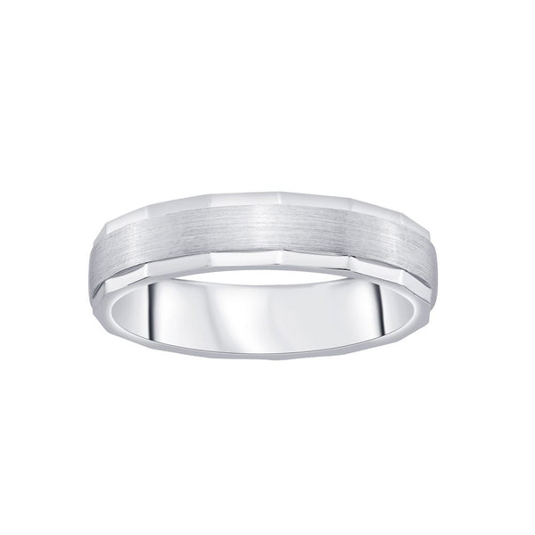Classic Platinum Finger Ring For Men - Image 2 - GEMHUB